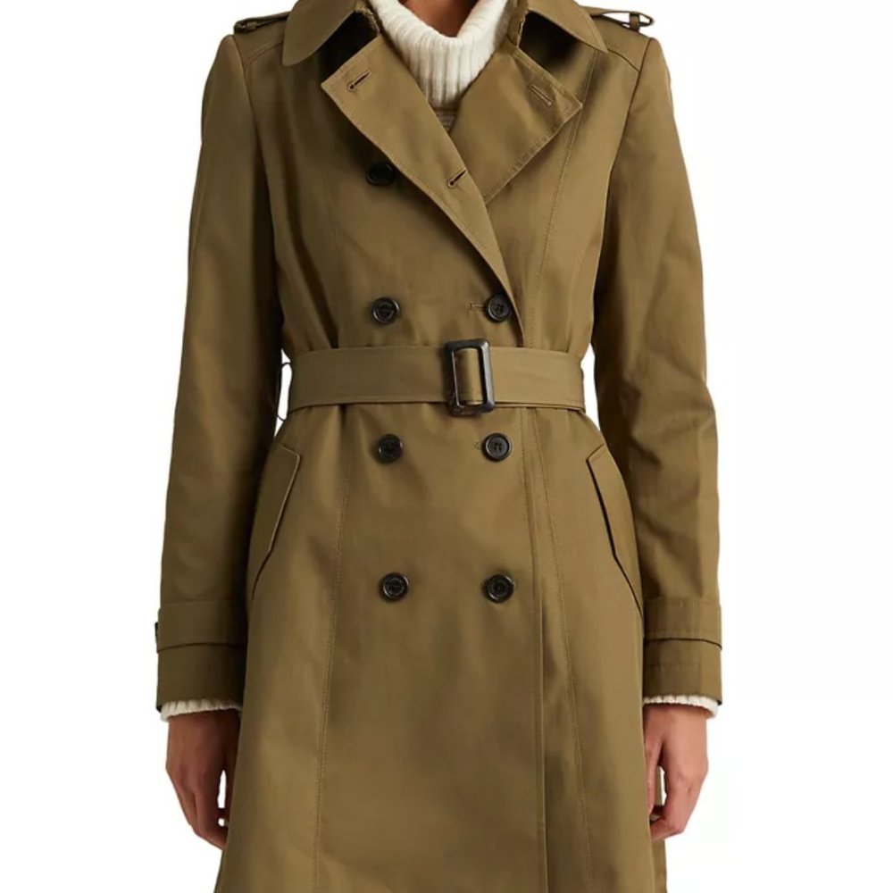 Lauren Ralph Lauren Belted Trench Coat